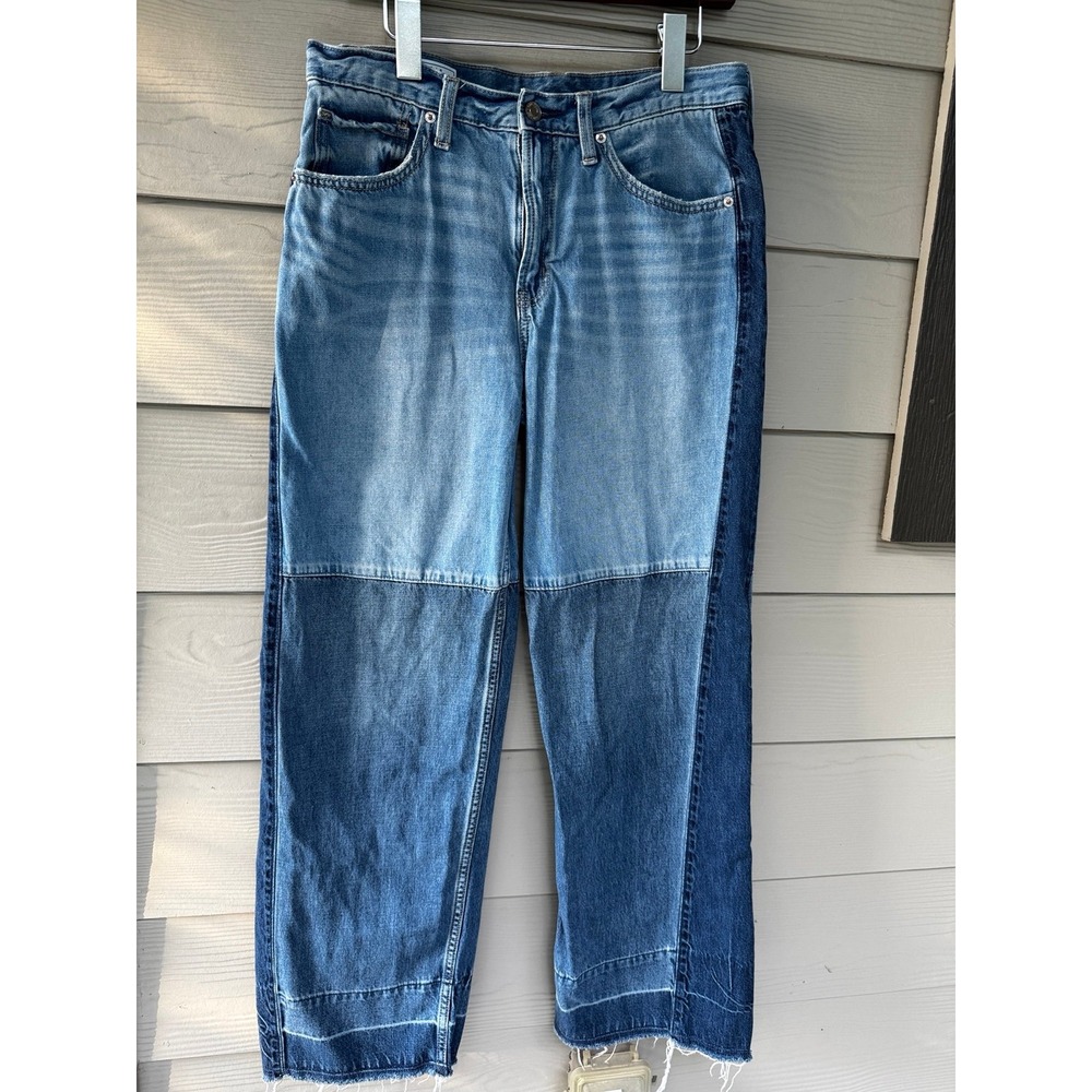 Gap Baggy Low Rise Jeans Women's 29/8 Two Tone